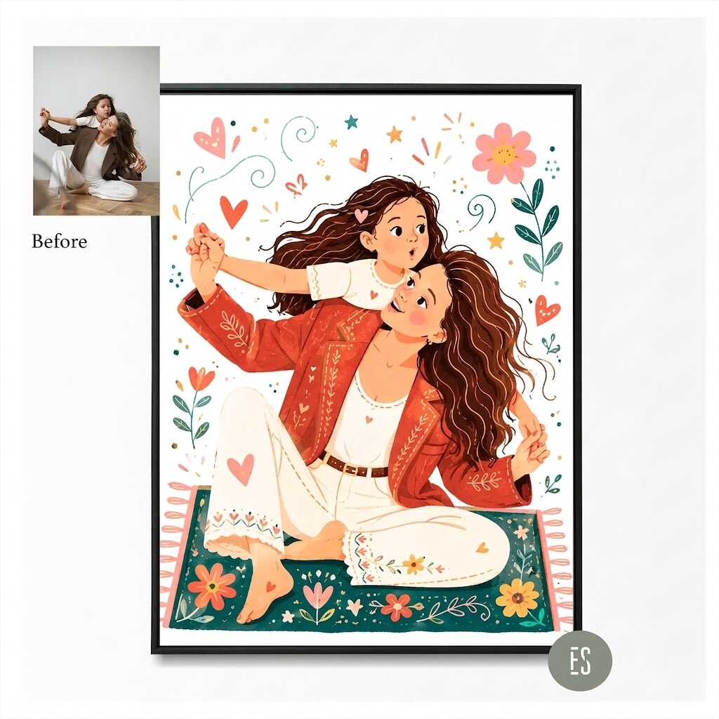 Custom Hand-Drawn Portrait — 3-Portrait Bundle