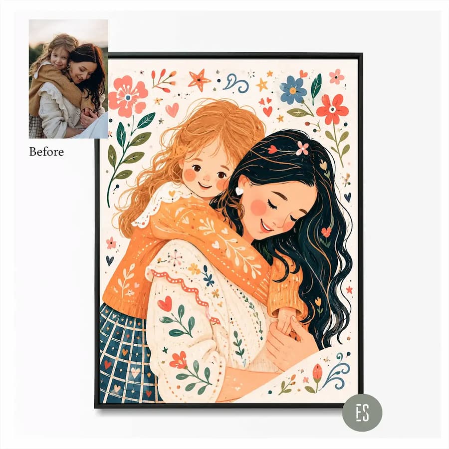 Custom Hand-Drawn Portrait — 3-Portrait Bundle