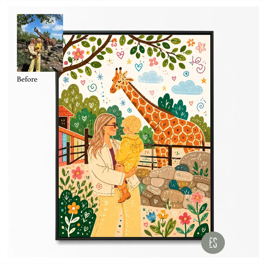 Custom Hand-Drawn Portrait — 3-Portrait Bundle