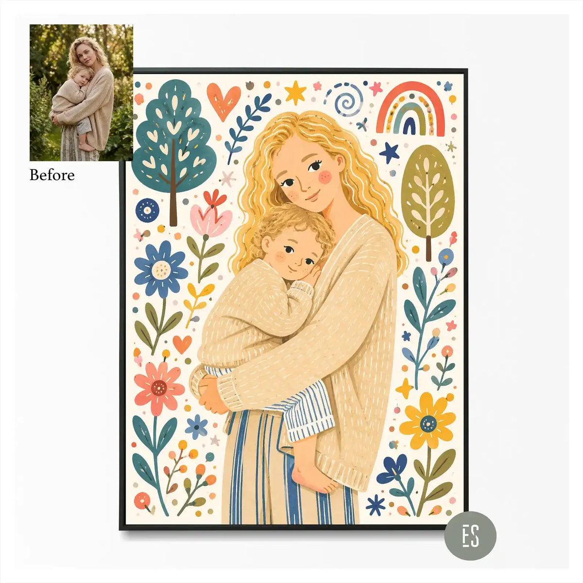 Custom Hand-Drawn Portrait — 3-Portrait Bundle