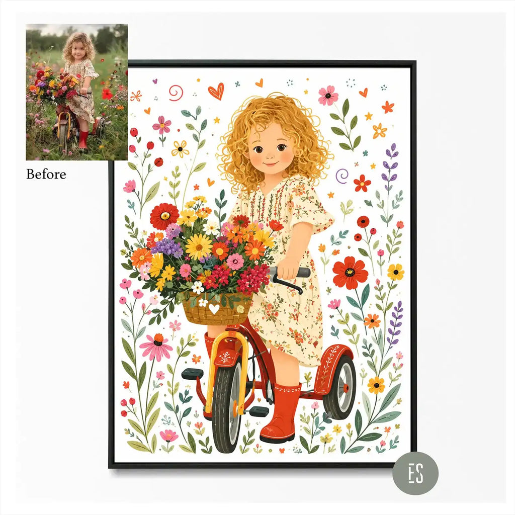 Custom Hand-Drawn Portrait — 3-Portrait Bundle