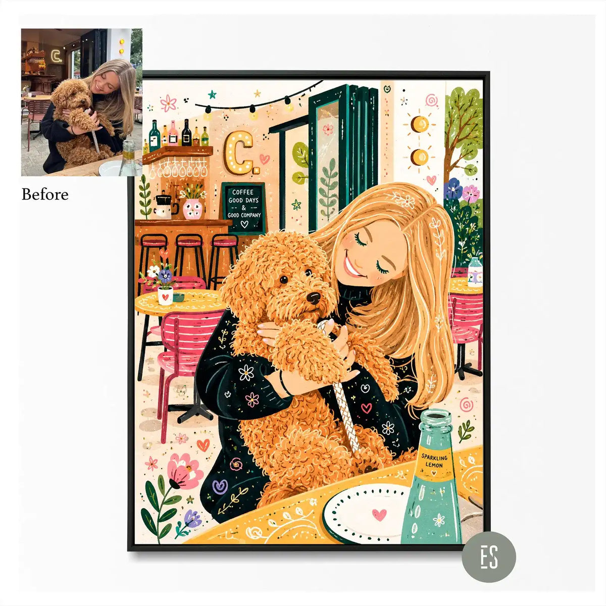 Custom Hand-Drawn Portrait — 3-Portrait Bundle