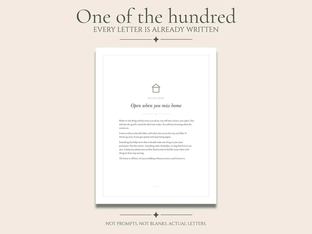Open When Letters — The Complete College Send-Off Kit