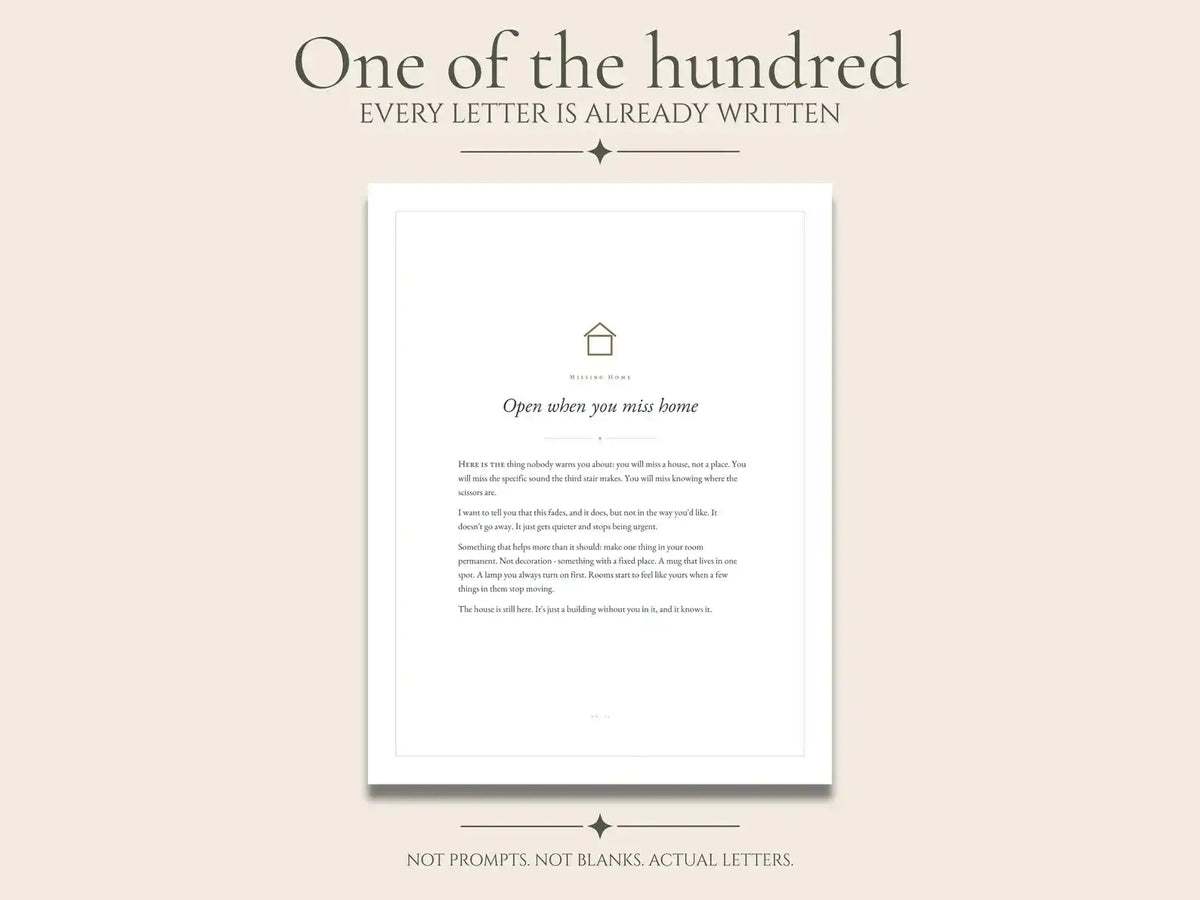 Open When Letters — The Complete College Send-Off Kit
