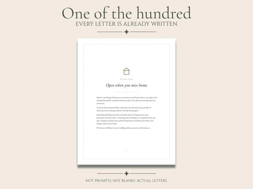 Open When Letters — The Complete College Send-Off Kit